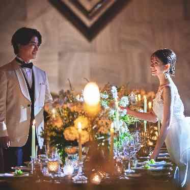 デュクラス大阪/FIVESTAR WEDDING 高級感引き立つ会場は新婦様のドレス姿を美しく引き立たせお写真映えもバッチリ。
