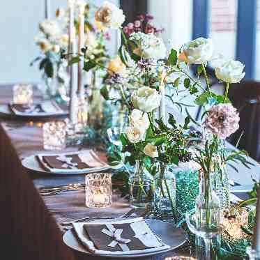 デュクラス大阪/FIVESTAR WEDDING 品のあるテーブルコーディネート