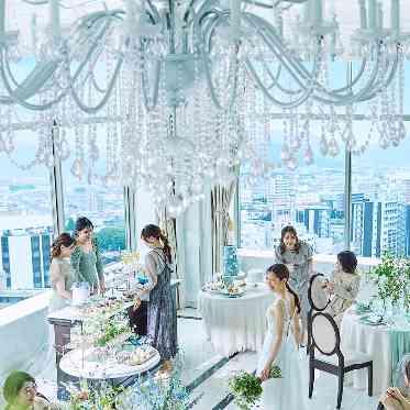 ホテルモントレ グラスミア大阪 何も決まっていなくてもOK！この景色はコーディネートや演出の一部になるほど圧巻