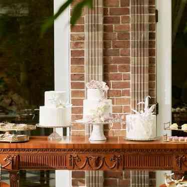 写真映えするデザートビュッフェは女性ゲストに大人気