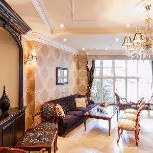 Wedding of Legend GLASTONIA (グラストニア) 大切なゲストが挙式までの時間、ゆっくりと過ごしていただけるようこだわり抜いた喫茶