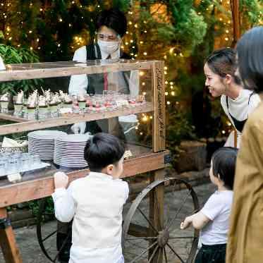 可愛らしいスイーツに小さなお子様たちも大満足♪