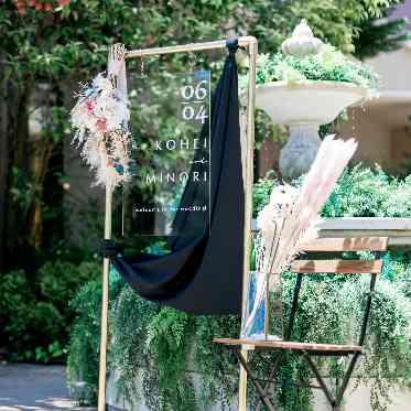 アイネスヴィラノッツェ 宝ヶ池●クラウディアホールディングス オリジナルのウェルカムボードでゲストをお出迎え