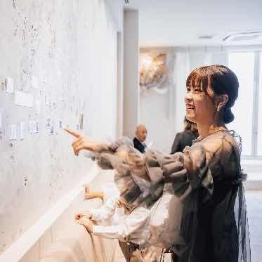 Apartment2c Wedding(アパートメントトゥーシーウェディング) お二人の写真やゲスト様へのお手紙をディスプレイし、待ち時間も楽しんでいただけます