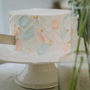 Apartment2c Wedding(アパートメントトゥーシーウェディング) 人気のペイントケーキはお二人のお好きな色味で