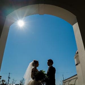 マリエール ガーデン バーベナ (Marriyell Garden Verbena) 今から挙式に向かうお二人。