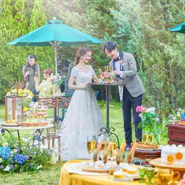 アンジェリカ ノートルダム/FIVESTAR WEDDING 各会場専用ガーデンで、ゲストと距離の近いアットホームな時間を