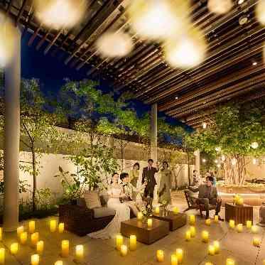 グレイスヒル・オーシャンテラス ガーデンでナイトパーティーも叶えられます