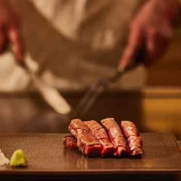 ワン・ステーションホテル熊本 プライベート空間【鉄板懐石 りんどう】ブランド黒毛和牛*和王*をライブで調理