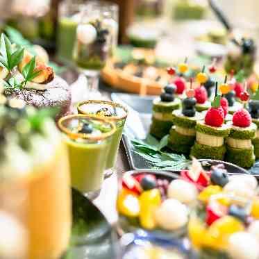 和風のスイーツビュッフェ