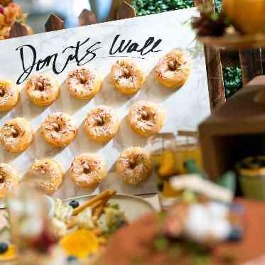 ハミングプラザＶＩＰ新潟 ドーナツのディスプレイにも遊び心を