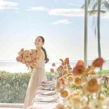 コオリナ・チャペル・プレイス・オブ・ジョイ / ワタベウェディング 抜群のロケーションで貸し切りのパーティ会場