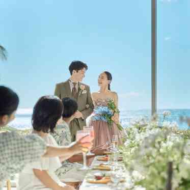 コオリナ・チャペル・プレイス・オブ・ジョイ / ワタベウェディング 抜群のロケーションで貸し切りのパーティ会場