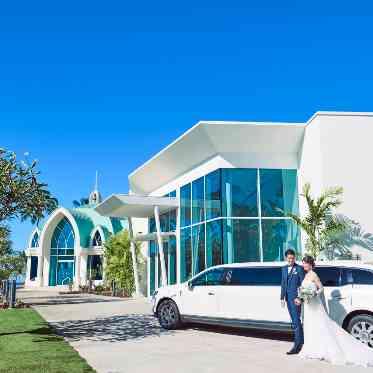 チャペル手前にはゲストのウェイティングルームが