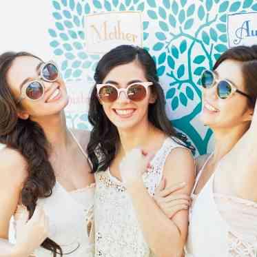 オーシャンフロントのガーデンとバンケット