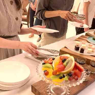 ONE&ONLY ル・グラン・ミラージュ ●THE ORIENTAL TERRACEグループ ブッフェはお客様毎にトングやお箸をお配り、もしくは手袋を着用していただきます