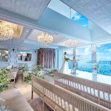 浜名湖オーベルジュ キャトルセゾン 浜名湖が一望できるチャペル