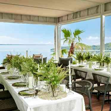 浜名湖オーベルジュ キャトルセゾン 目の前は湖が一望