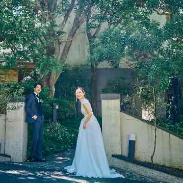 浜名湖オーベルジュ キャトルセゾン 邸宅の入り口で大切な1枚を