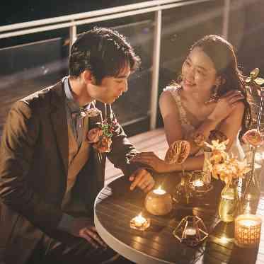 浜名湖オーベルジュ キャトルセゾン 宿泊を兼ね備えているからパーティ後もゆっくりとおふたりの空間