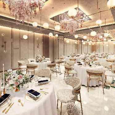 L2126 シンプルだからこそ一組一組オリジナルのコーディネートが叶うパーティ会場