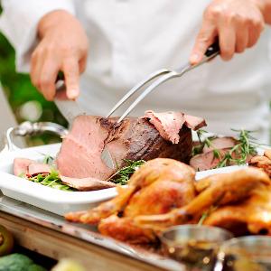 L2126 【お肉ビュッフェ】ローストビーフやローストチキンなどお好きなだけ切り分けでご用意