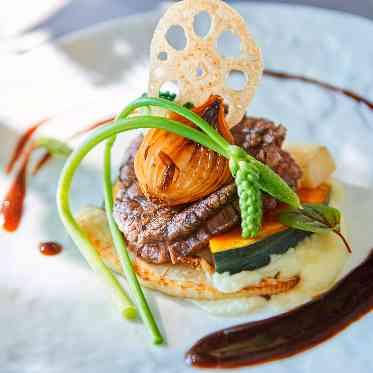 ロザンジュイア広尾迎賓館 厳選された肉や野菜などの食材にこだわった自慢の料理