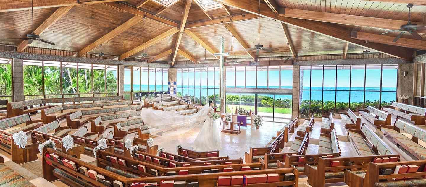 キャルバリー・バイ・ザ・シー教会 挙式会場