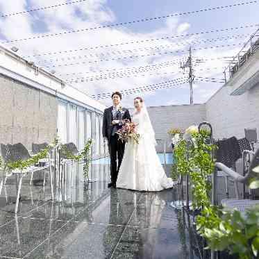 JASMAC YAKUMO(ジャスマック八雲) 2階プール付きテラスにて挙式