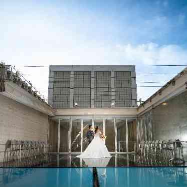 JASMAC YAKUMO(ジャスマック八雲) 2階プール付きテラスにてフォト撮影