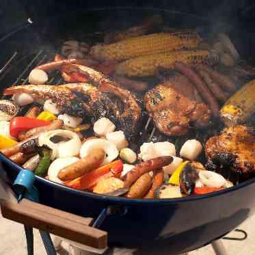 JASMAC YAKUMO(ジャスマック八雲) テラスでウェルカムBBQ