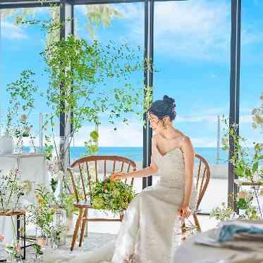 自然光が溢れ、花嫁姿が抜群に映えます