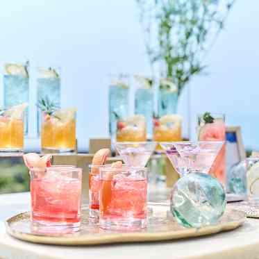 THE SURF SEASIDE TERRACE(ザ・サーフ シーサイドテラス) ウェルカムドリンクや披露宴でのフリードリンクも充実♪