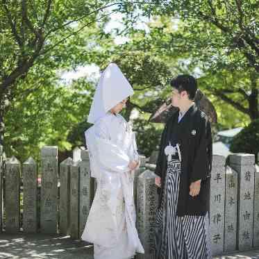 北野異人館 旧ハンター邸 自然の中にある北野天満神社