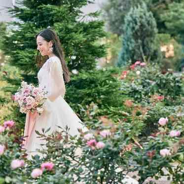 広大なガーデンの緑に包まれて、写真もたくさん残していただけます。