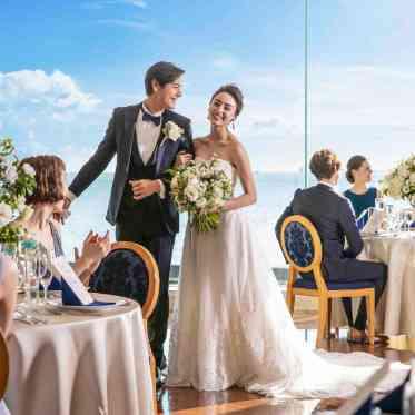 シェラトン・グランデ・トーキョーベイ・ホテル 開放感満点のオーシャンビューに思わずゲストも笑顔に。