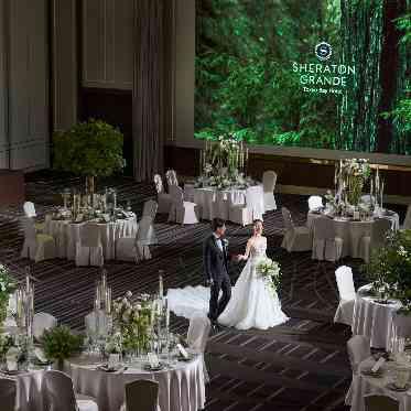 シェラトン・グランデ・トーキョーベイ・ホテル 【THE CLUB Fuji】大型LEDスクリーンでダイナミックな映像演出も♪