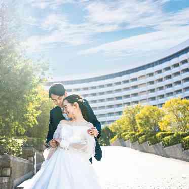 シェラトン・グランデ・トーキョーベイ・ホテル 広大なロケーションでは前撮りも◎