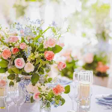 ザ・チェルシーコートおゆみ野ガーデン フローリストと一緒に会場コーディネートを作り上げます*゜おふたりらしい空間に!