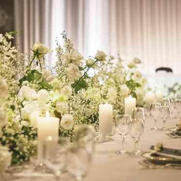 リーガロイヤルホテル大阪 ヴィニェット コレクション 白グリーン×キャンドル