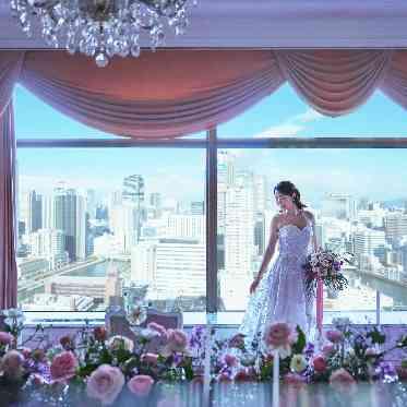 リーガロイヤルホテル大阪 ヴィニェット コレクション ブーケも会場装花とあわせて・・・