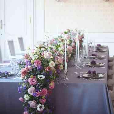 リーガロイヤルホテル大阪 ヴィニェット コレクション 少し紫を入れるだけで大人っぽい印象にも。