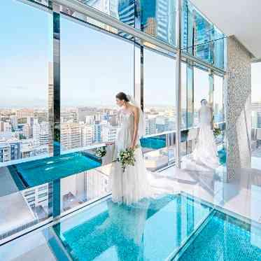 ヴェルミヨンバーグ名古屋 ●BRASSグループ シンプルかつ洗練された雰囲気のチャペル