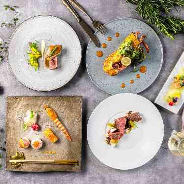 THE STYLE 五感で楽しめる和と洋が融合した新しいフルコース、一品一品がオリジナル料理