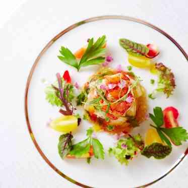 アーフェリーク迎賓館(岐阜)/テイクアンドギヴ・ニーズウェディング 思わず写真を撮りたくなる美しいお料理