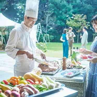 アマンダンテラスならではのガーデングリルパーティーも愉しんで