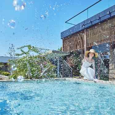 AMANDAN TERRACE(アマンダンテラス) 晴れた日には青空の下でガーデンパーティも