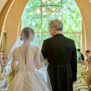 家族との時間を大切に歩むバージンロード