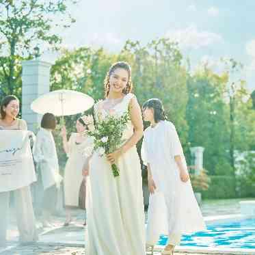 ニーズ宇都宮 by T&G WEDDING(旧 アーカンジェル迎賓館 宇都宮) パーティ会場とプールガーデンでプライベートウエディング