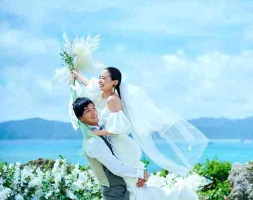 古宇利島 空と海のウェディング / ワタベウェディングの写真1